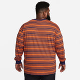 Long-Sleeve Skate T-Shirt (Purple Ink/Campfire Orange)