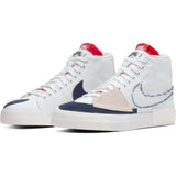 Blazer Mid Edge (White/Midnight Navy)