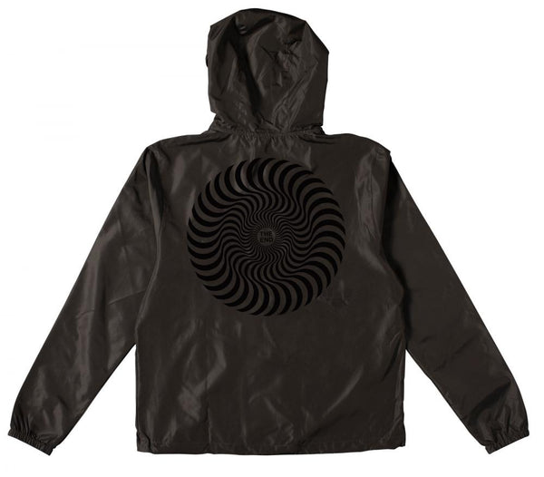 Spitfire Wheels Classic Swirl Zip up Jacket Graphite Black