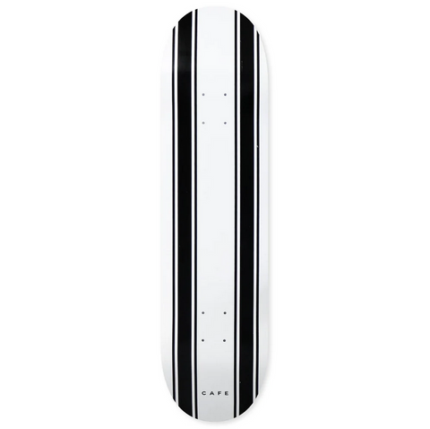 Stripe Deck (White/Black) - 8.38