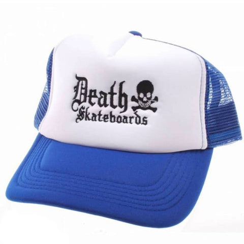 Death Trucker Cap (Royal Blue/White)