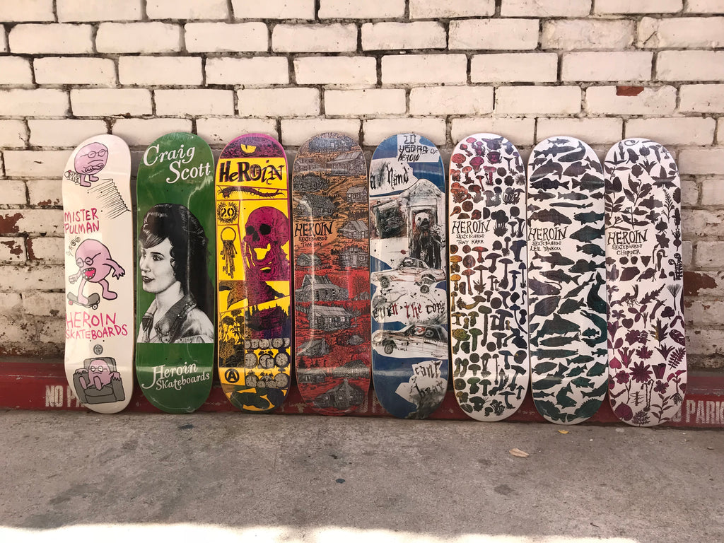 New Heroin Skateboards Hardgoods!