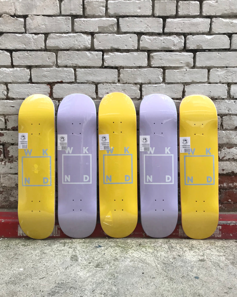 WKND Skateboards just in