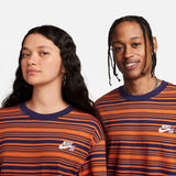 Long-Sleeve Skate T-Shirt (Purple Ink/Campfire Orange)