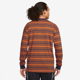 Long-Sleeve Skate T-Shirt (Purple Ink/Campfire Orange)