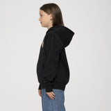 Outer Ringed Dot Youth Hood (Black)