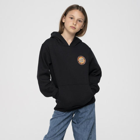 Outer Ringed Dot Youth Hood (Black)