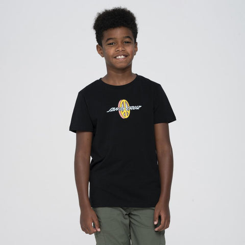 Peace Strip Youth Tee (Black)