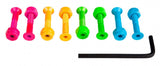 Coloured 1" Bolts (Allen)