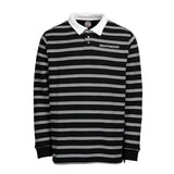 Bauhaus Striped Polo Crew (Black)