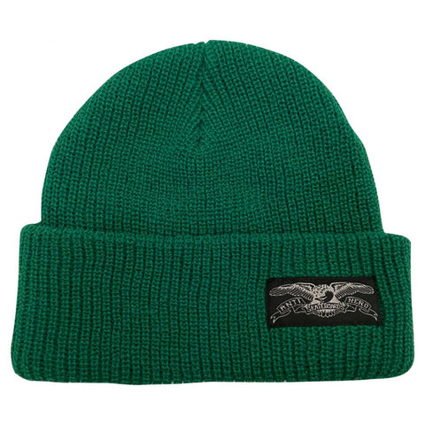 Stock Eagle Label Cuff Beanie (Green/Black/White)