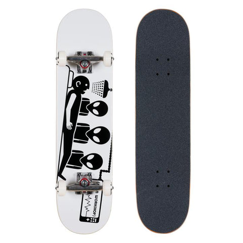Abduction Complete Skateboard (White) 7.75"