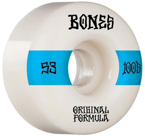53mm V4 Wide 100A Wheels (White)