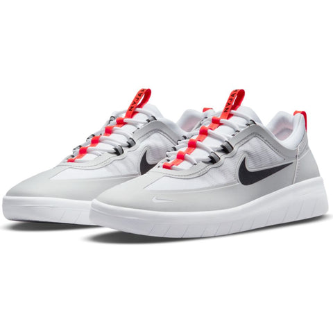 Nike SB Nyjah Free II Skate Shoe Neutral Grey/Black-White