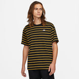 Striped Skate Tee (Black/University Gold)