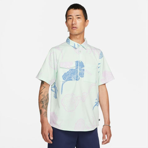 Printed Skate Shirt (Barely Green)