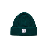 Double Fold Cotton Beanie (Dark Green)