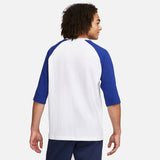 Raglan Skate T-Shirt (White/Deep Royal Blue)