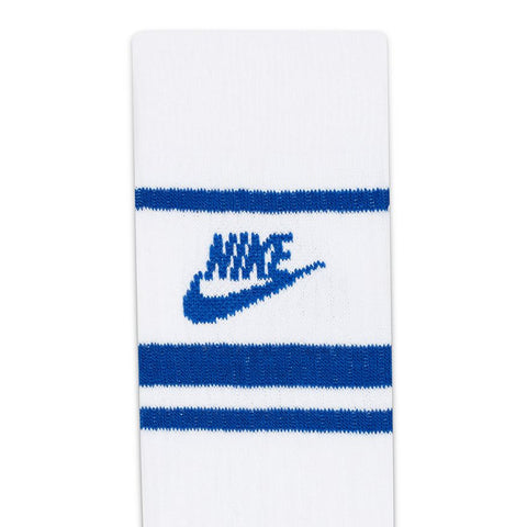 Cushioned Socks (3 Pk) - (Blue/White)