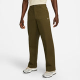 Unlined Cotton Chino Pants (Rough Green)