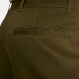 Unlined Cotton Chino Pants (Rough Green)