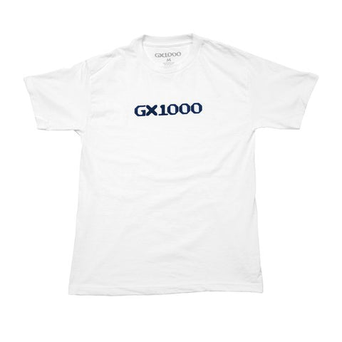 GX1000 Logo Tee (White/Navy)