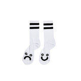 Happy / Sad Socks (White/Black)