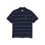 Stripe Polo Shirt (Navy)