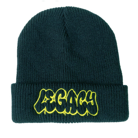 Throw Up Beanie (Navy/Yellow)