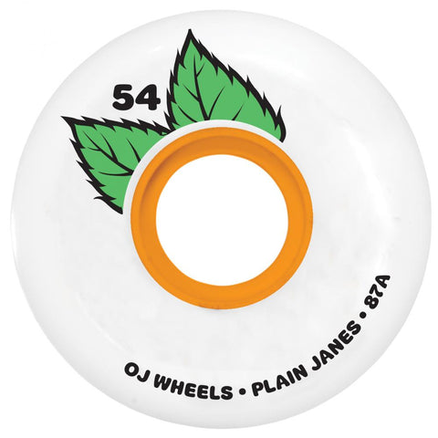 54mm Plain Jane Keyframe 87a Wheels (White)