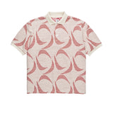 Pattern Polo (Ivory/Red)