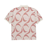 Pattern Polo (Ivory/Red)