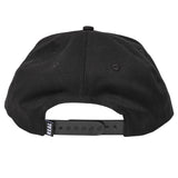Oval Snapback Cap (Black/Green)