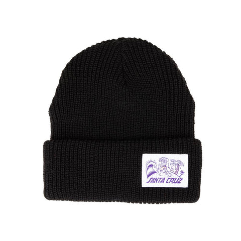 Beach Bum Label Beanie (Black)