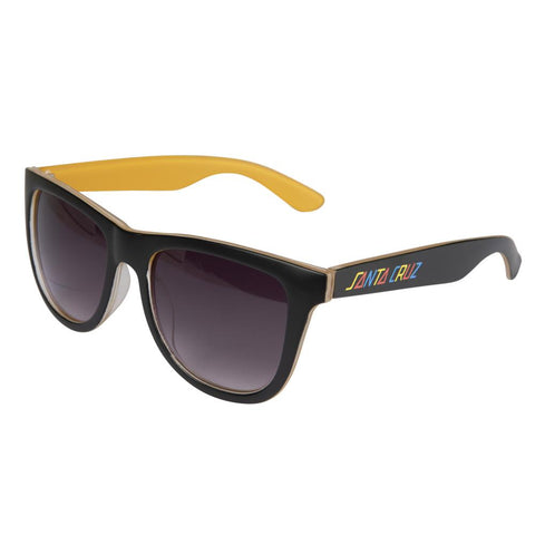 Strip In Colour Sunglasses (Black/Mango)