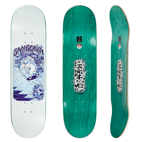 Skate Rabbit White (Shin Sanbongi) Deck