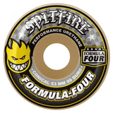 52mm 99a Formula Four Conical Wheels (Yellow)