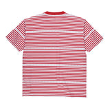 Stripe Logo Tee (Red)