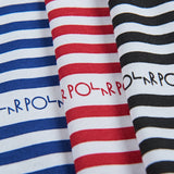 Stripe Logo Tee (Blue)