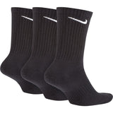 Cushioned Socks (3 Pk) - Black