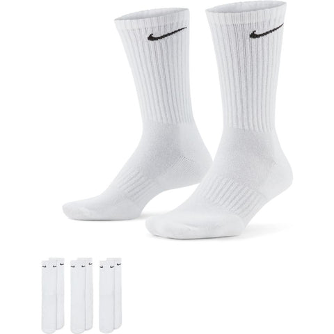 Cushioned Socks (3 Pk) - White