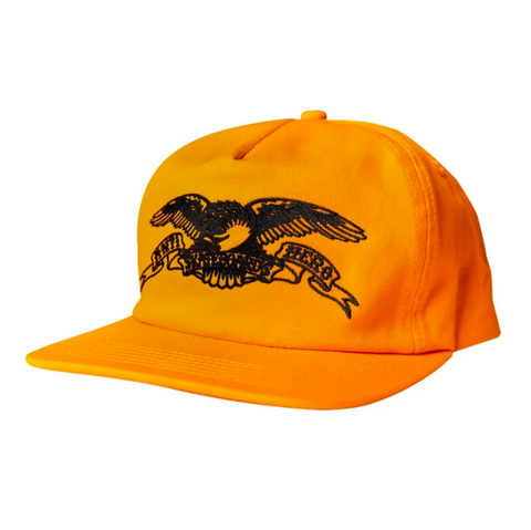 Basic Eagle Snapback Cap (Orange/Black)