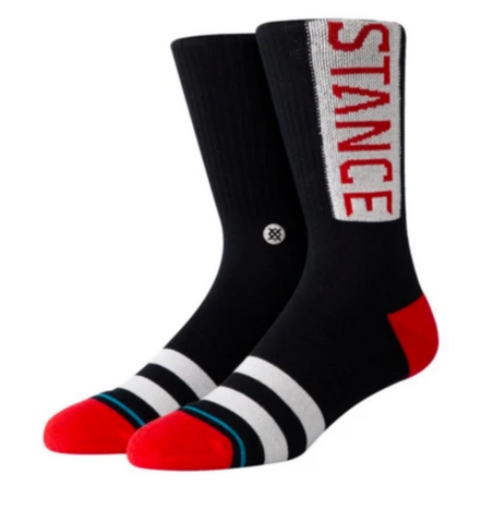 OG Socks (Black/Red)