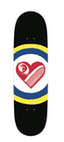 Skate Heart Deck (Black) 9.0