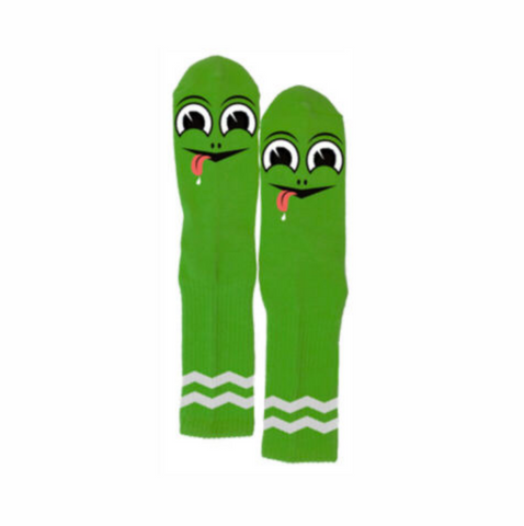 Happy Turtle Crew Sock (Green)