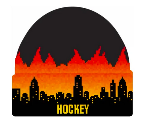 Lights Out Beanie (Black/Fire)