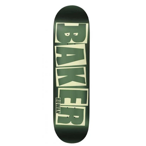 Brand Logo (Rowan) Green Foil Deck 8.0