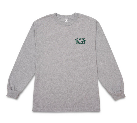 Snackman Longsleeve Tee (Heather Grey)