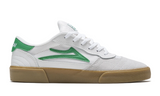 Cambridge (White/Grass) Suede Skate Shoes