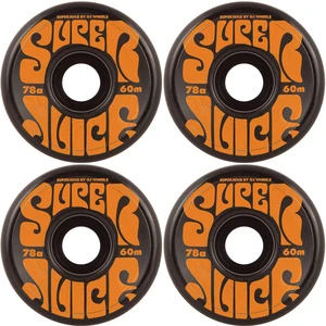60mm Super Juice Wheels (Black/Orange)